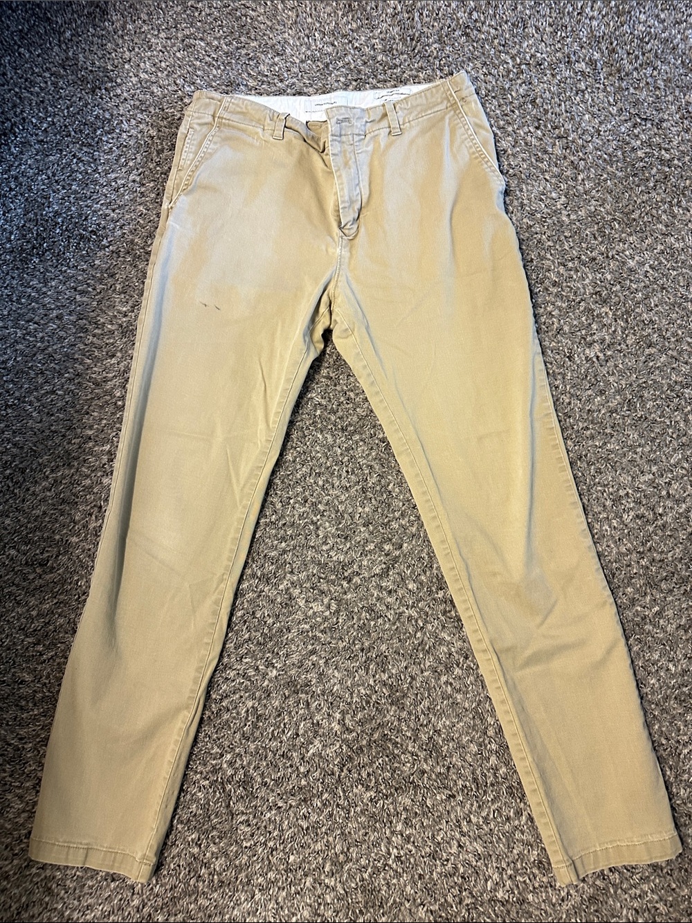 Urban Outfitters Men's Chino Pants in Light Tan